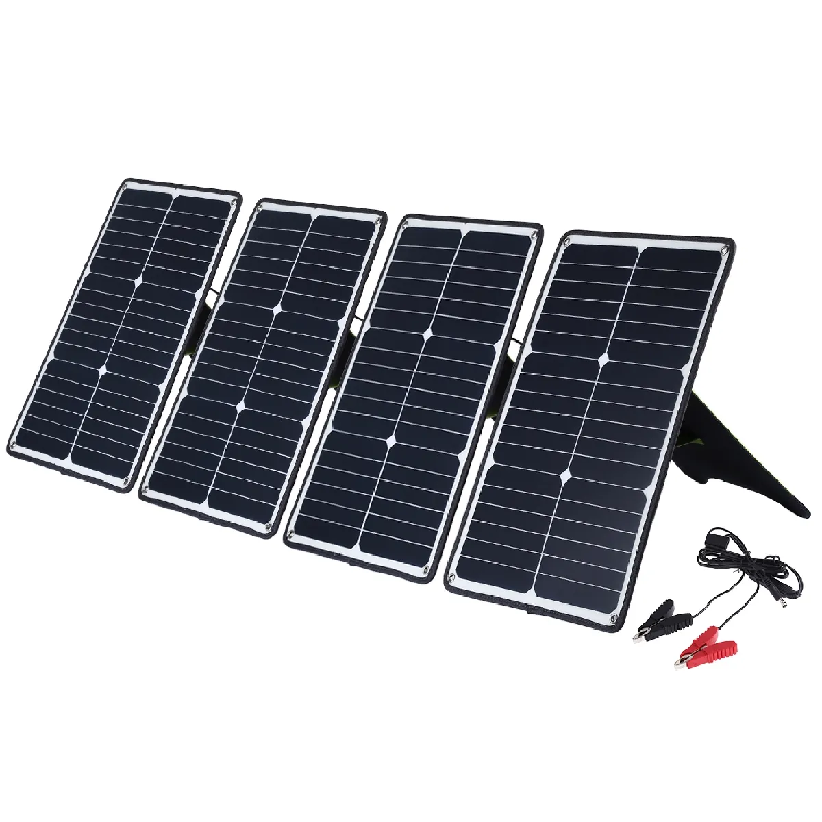 Yonis Kit Portable à 4 Panneaux Solaires 80W