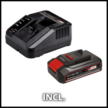 Einhell 18V grastrimmer GE-CT 18 LI kit incl 2.5Ah accu en lader