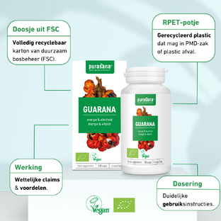 Purasana Guarana Capsules 120VCP