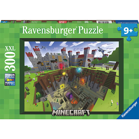 Minecraft Cutaway puslespil - 300 brikker