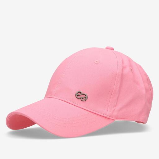 Boné rosa prateado