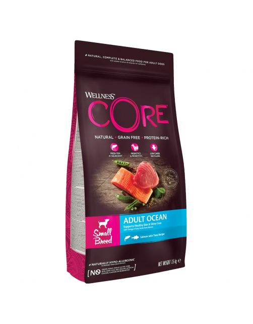 Wellness Core Grain Free Dog Small Breed 1.5 kg - Hondenvoer