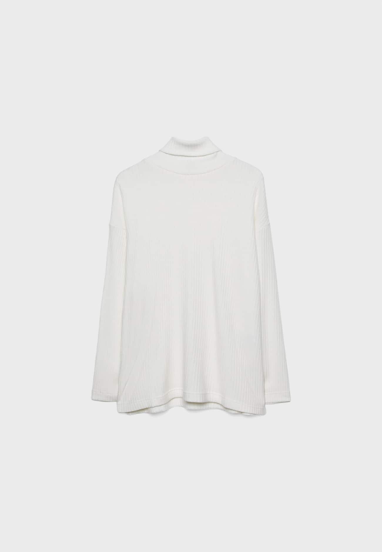 Camiseta oversized com textura aveludada