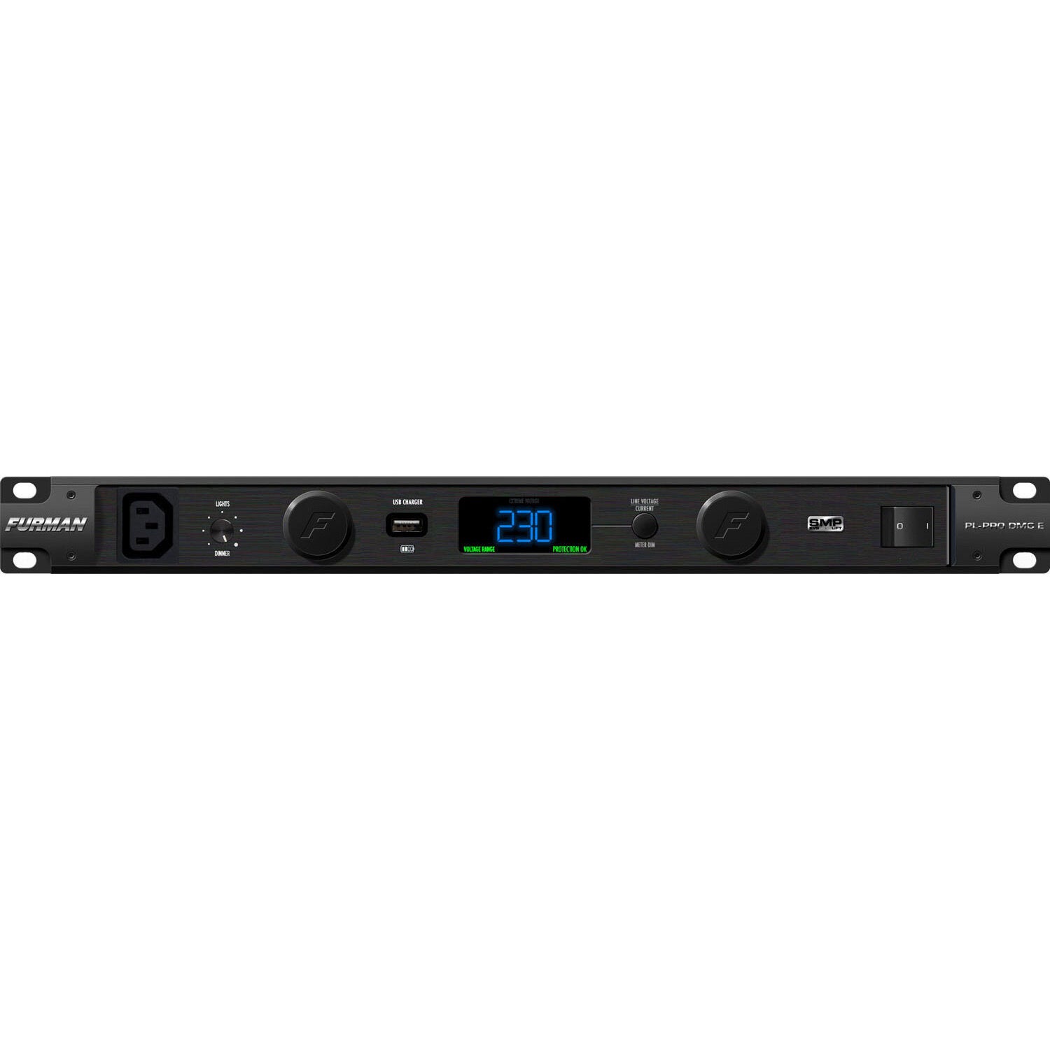 Furman PL-PRO DM C E 16A Power Conditioner Export met Volt/Ampèremeter 220V-240V