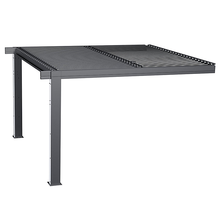 Extension latérale pour pergola Hespéride Majae 3,6 x 3,6 m