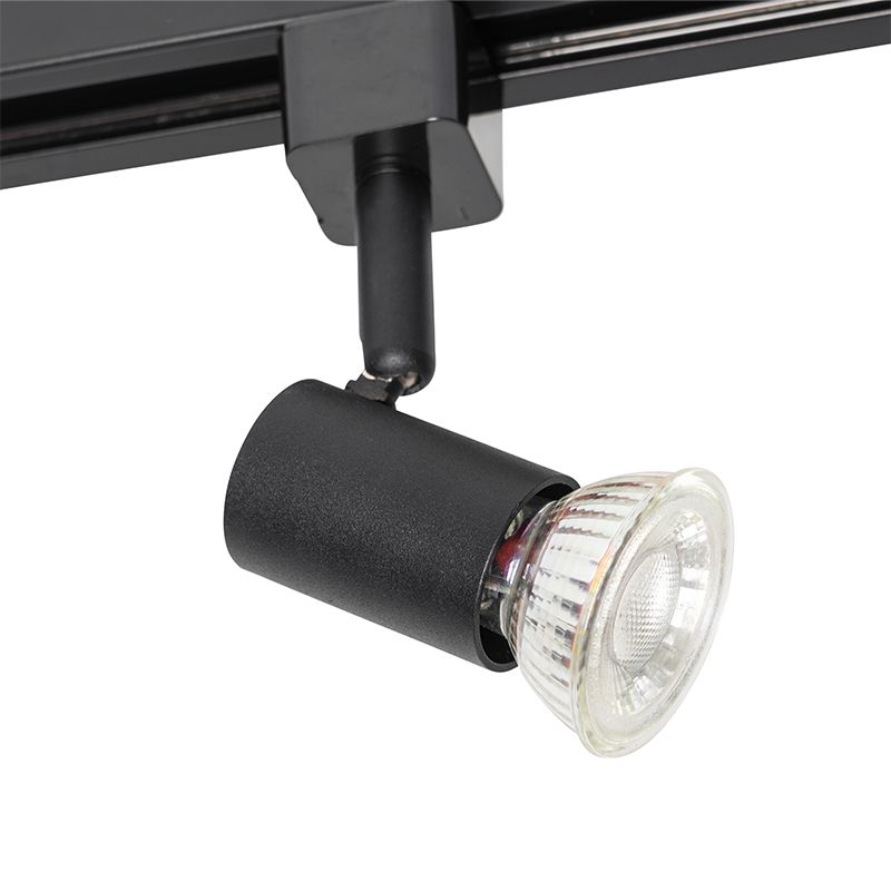 Moderne railspot zwart 1-fase railspot - Iconic Jeany