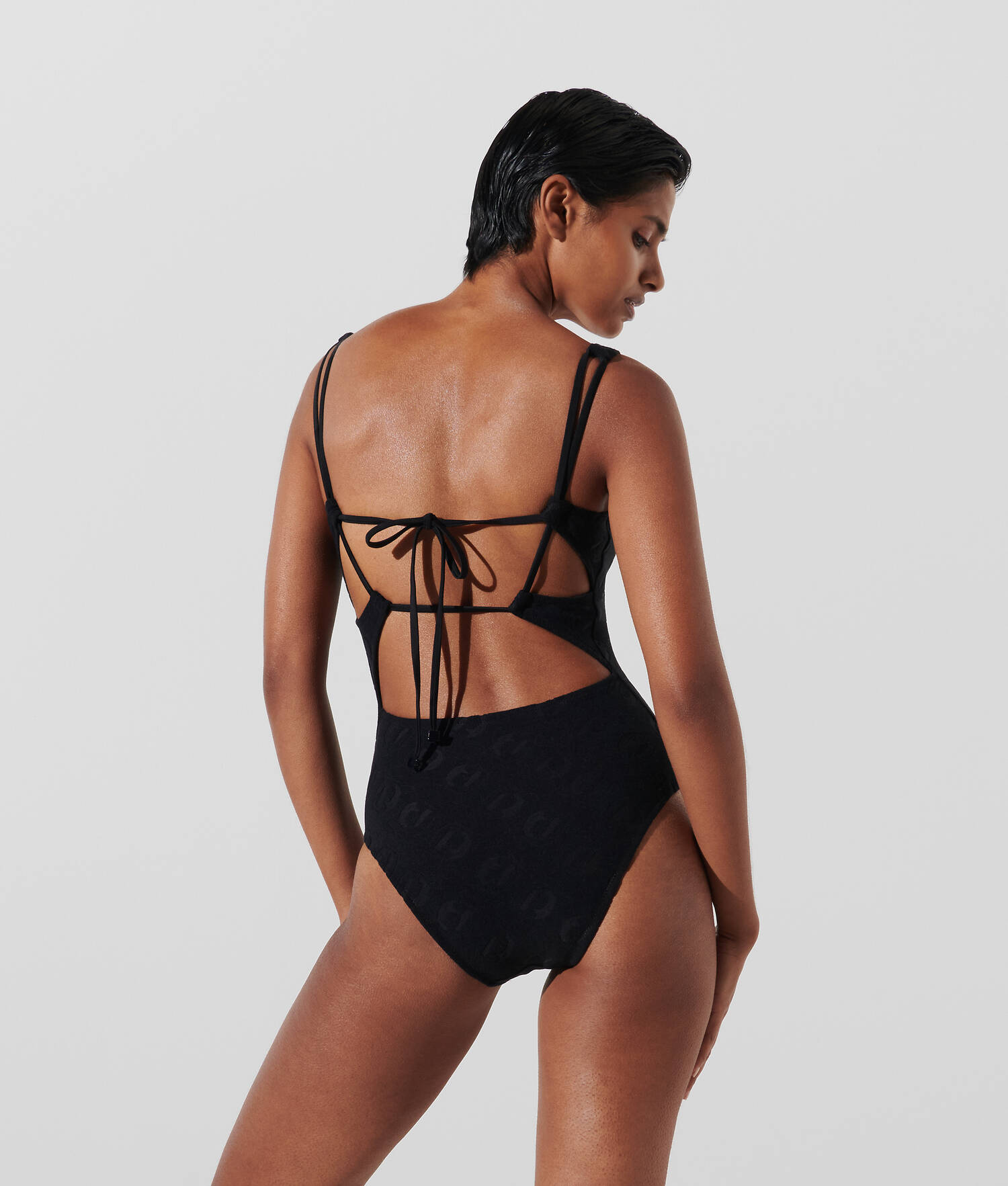MAILLOT DE BAIN UNE PIÈCE K/IKONIK EN TISSU ÉPONGE