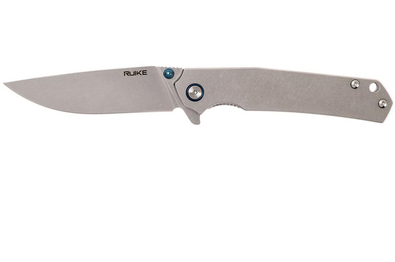 Ruike P801-SF Blue zakmes, Stonewashed finish