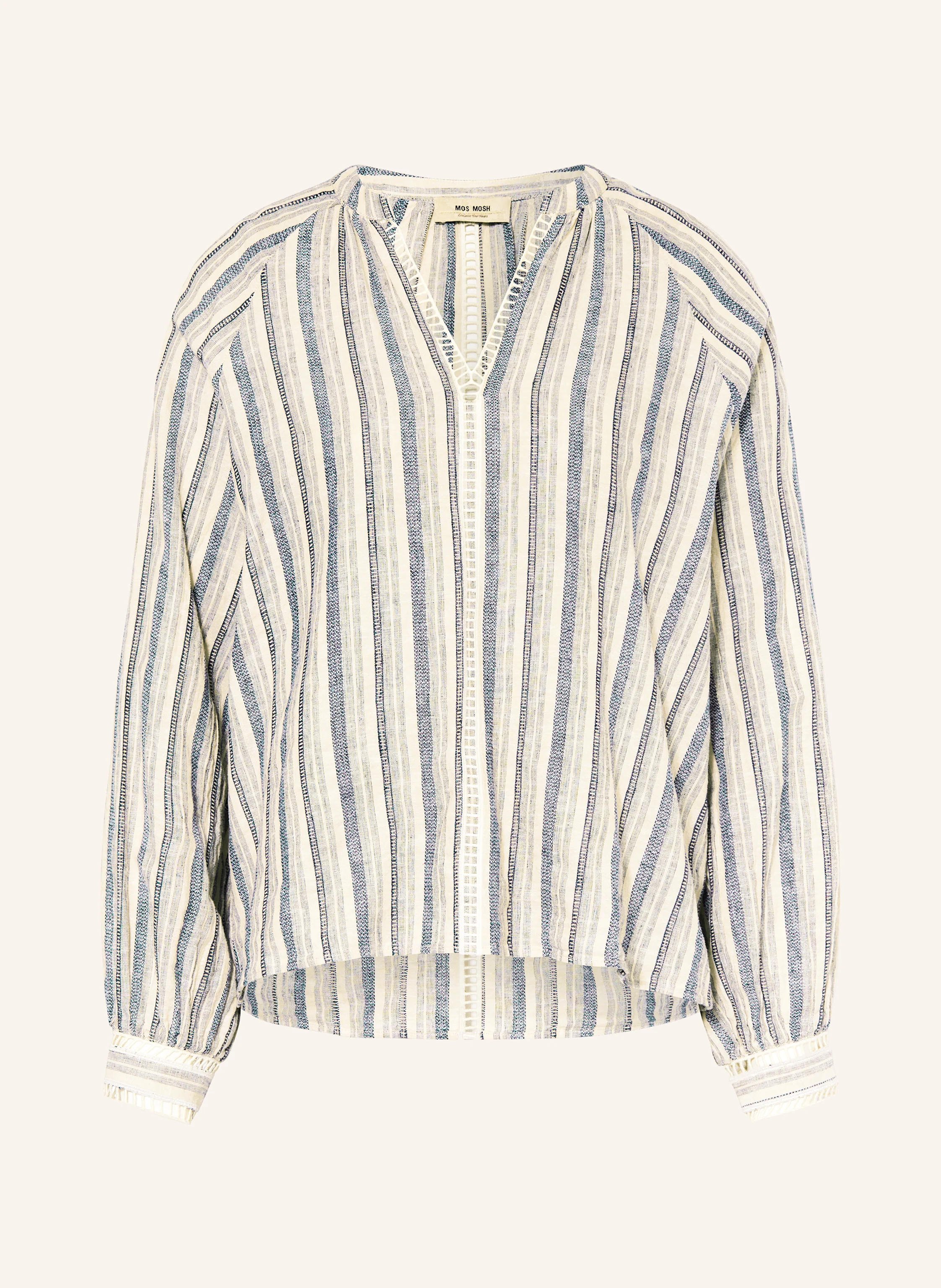 MOS MOSH Blusenshirt MMZEINA mit Leinen