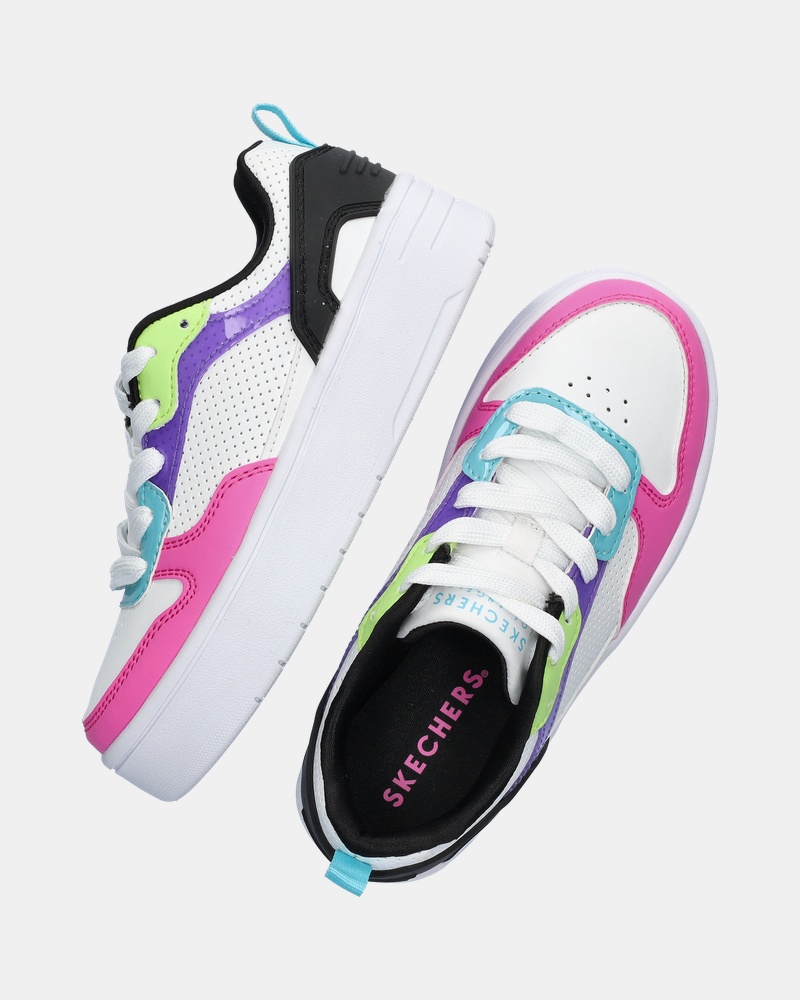 Skechers Court High Lage sneakers  - wit