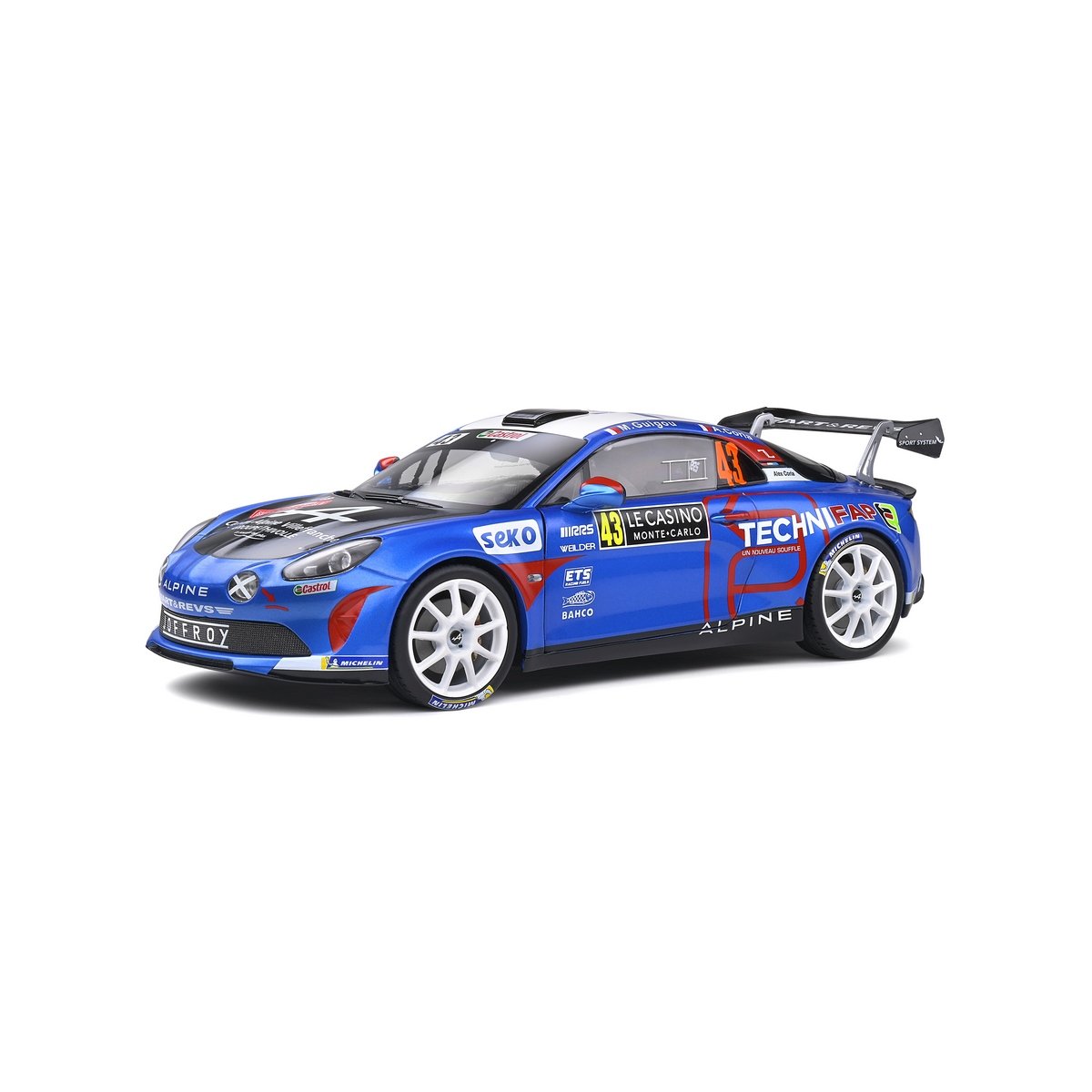 Voiture Alpine A110 rally rallye Monte-Carlo 2021