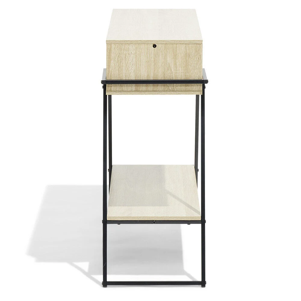 Console coiffeuse Denver 1 niche 1 étagère  83,1x32,7xH80cm