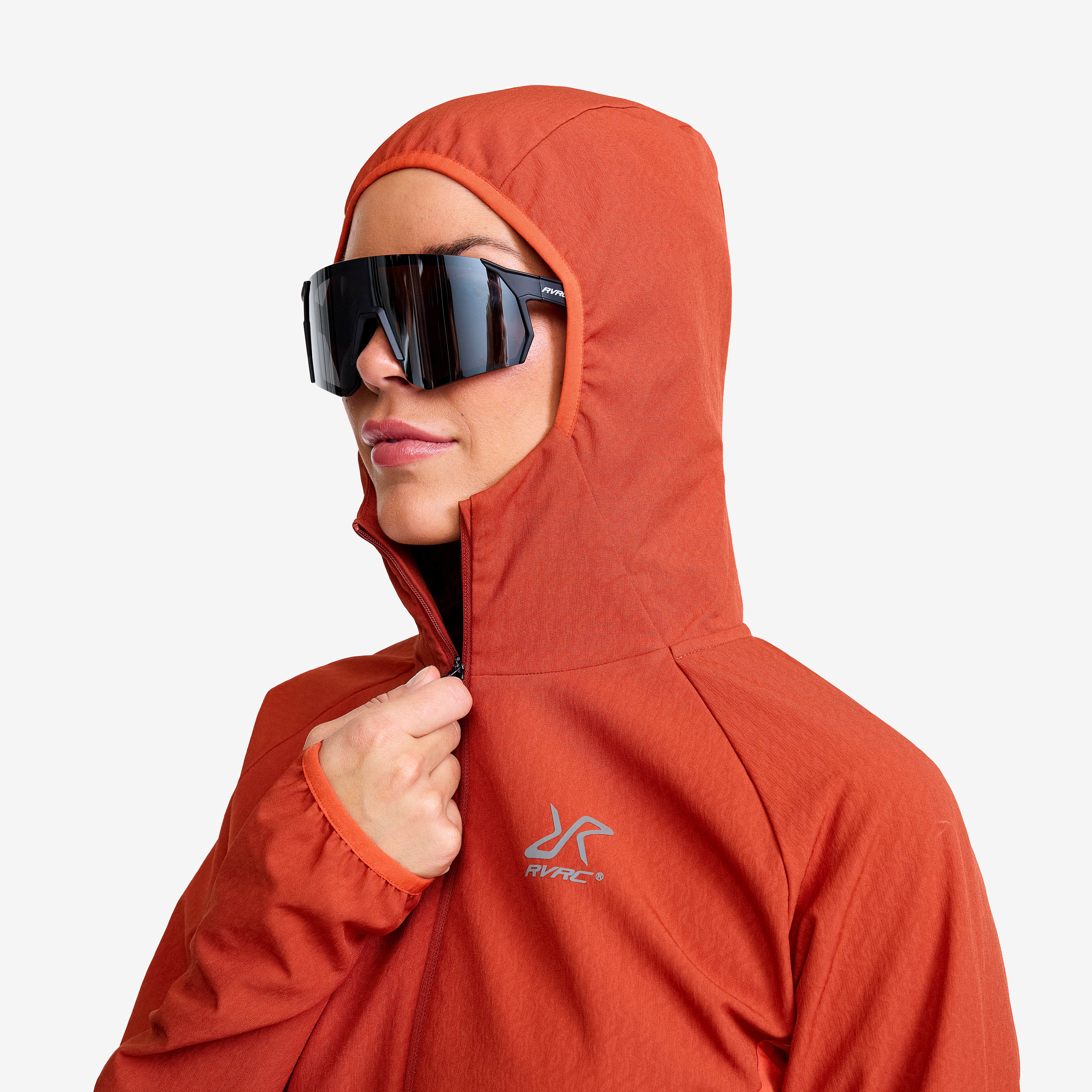 Distance Pro Wind Jacket Dame Aurora Red/ Bossa Nova