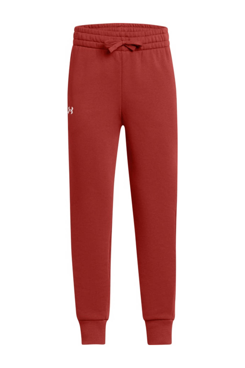 Under Armour regular fit joggingbroek Rival Fleece rood
