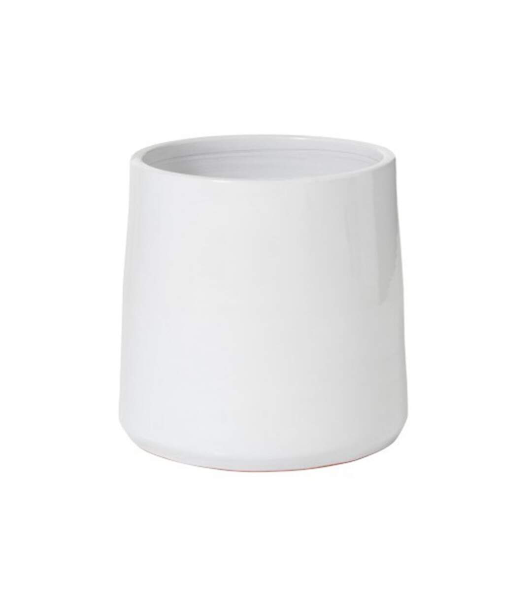 Paris Prix - Cache Pot En Céramique tolga 28cm Blanc