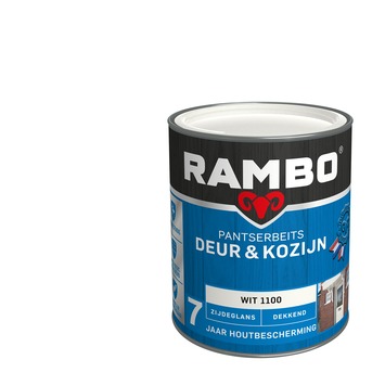Rambo Pantserbeits Deur & Kozijn zijdeglans dekkend wit 750 ml