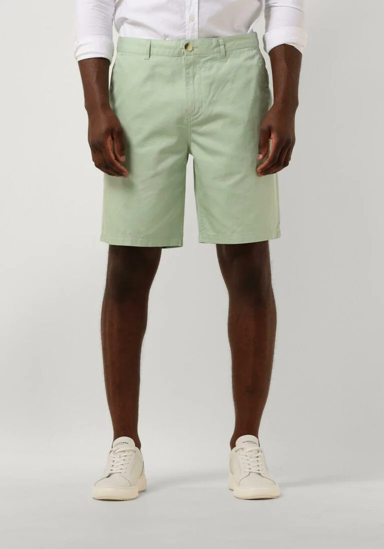 SCOTCH & SODA groene scotch & soda korte broek stuart - garment-dyed cotton-blend twill short