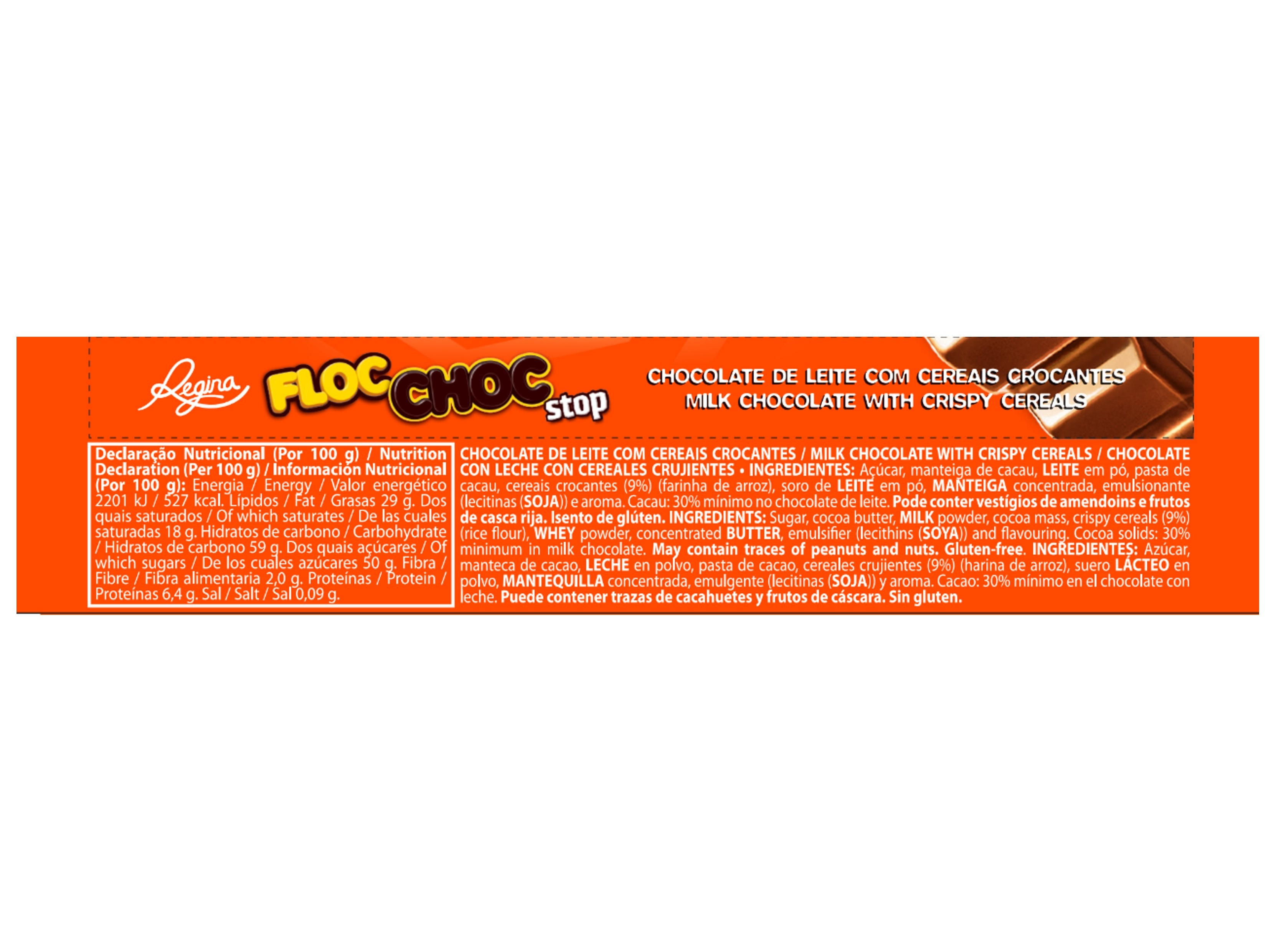 CHOCOLATE REGINA SNACK FLOC CHOC 27 G