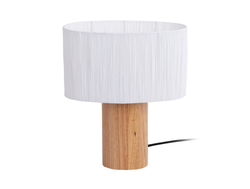 Table Lamp Sheer Oval LM2149WH Ivory