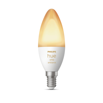 Philips Hue kaarslamp - warm tot koelwit licht 5W - 1 pack - E14