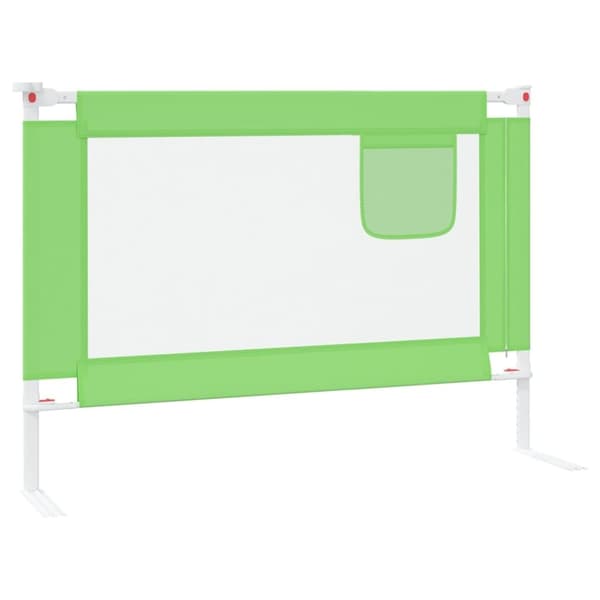 vidaXL Sengehest småbarn grønn 90x25 cm stoff