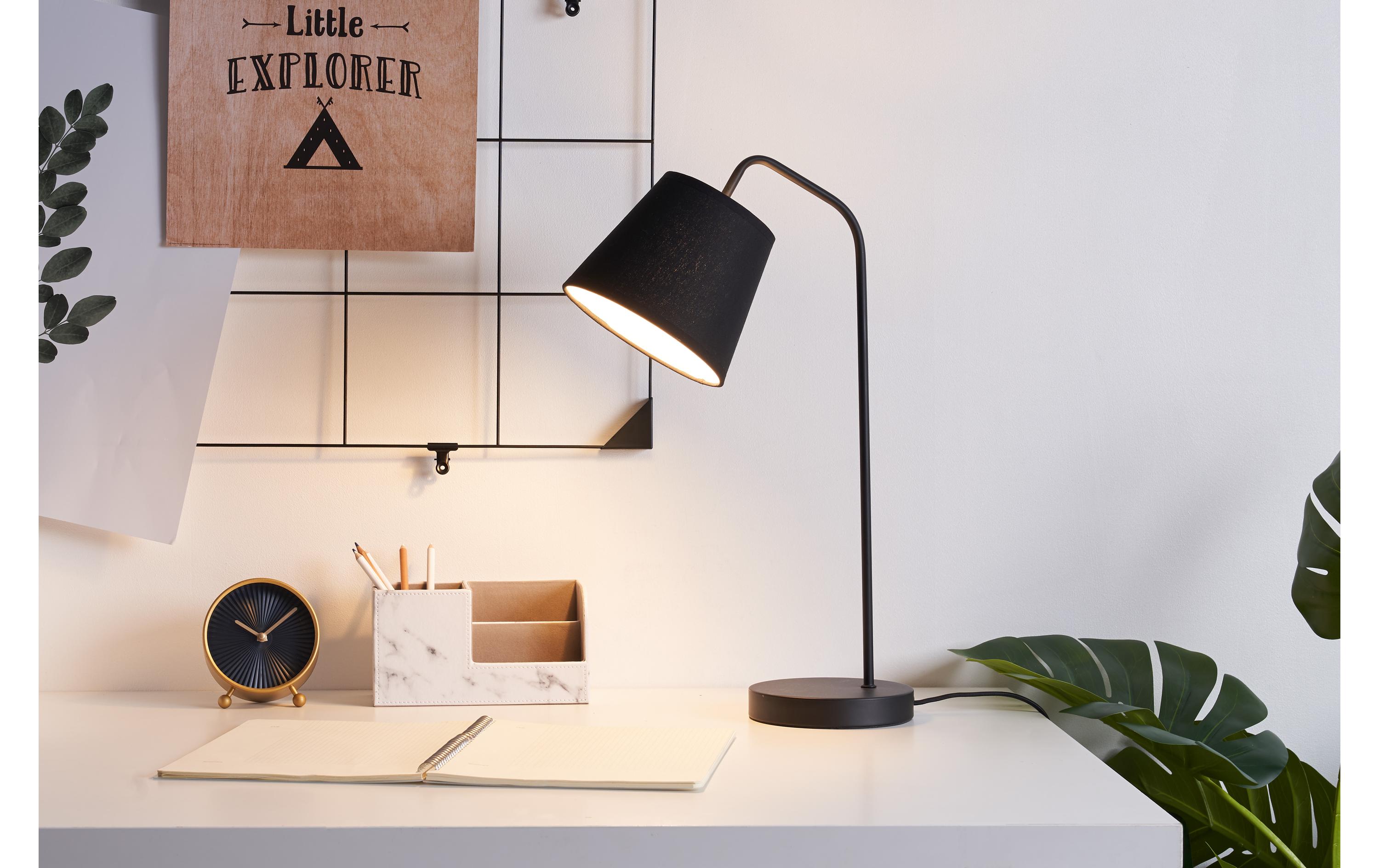 Tischleuchte True Elegance 1x E14 SchwarzTischleuchte, Schwarz
