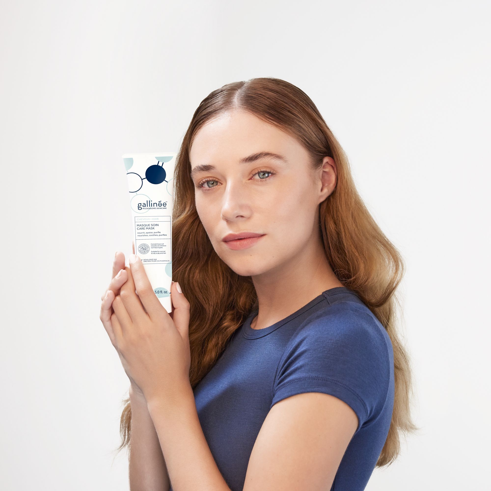 Gallinée Hair Care Mask - Beruhigende, reinigende und pflegende Haarmaske - reduziert die Talgproduktion der Kopfhaut