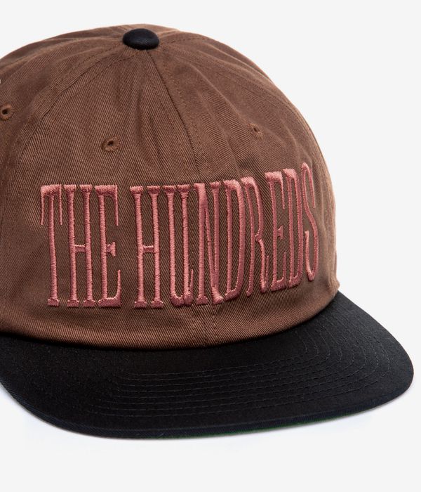 The Hundreds Serif Snapback Cap (brown)