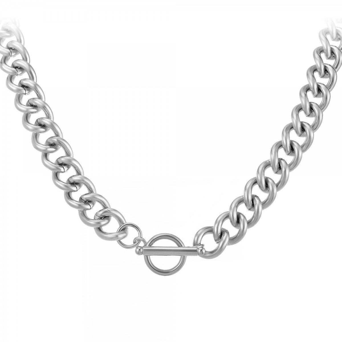 Collier SC Crystal en acier inoxydable