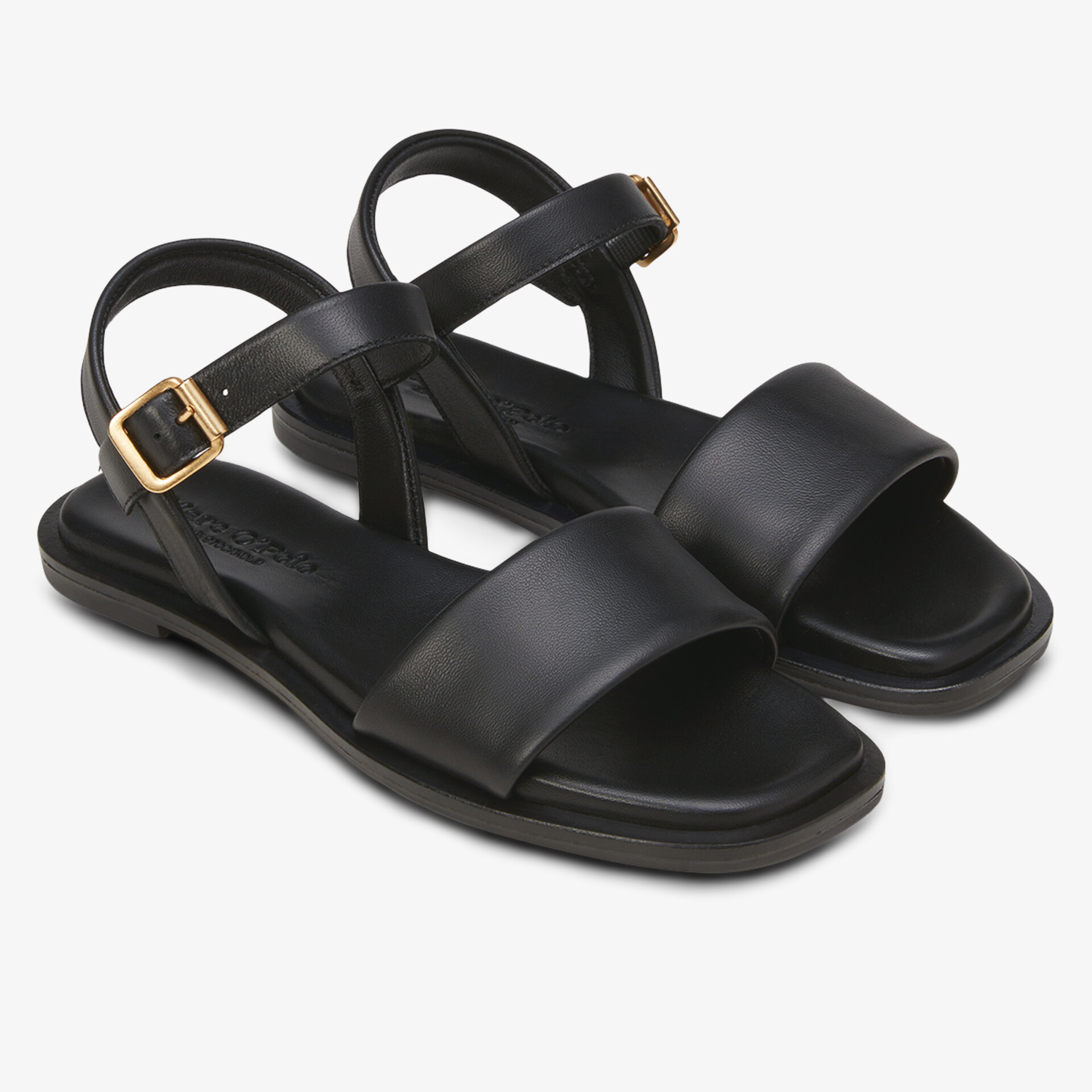 Marc O´Polo Damen Riemchensandalen schwarz