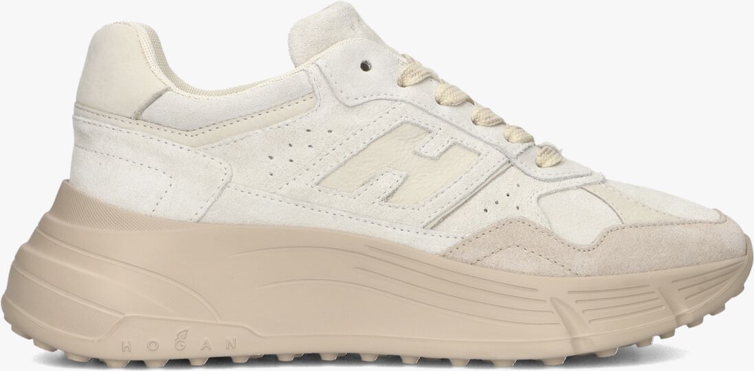 beige hogan lage sneakers h669 allacciato h
