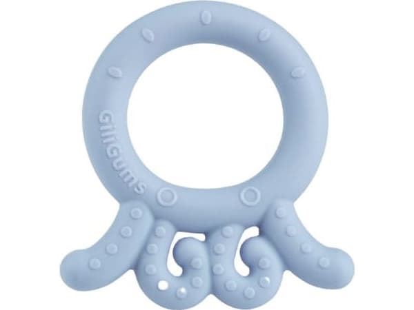 Gili Gums Octopus Teether Baby lyseblå 3m+ GiliGums