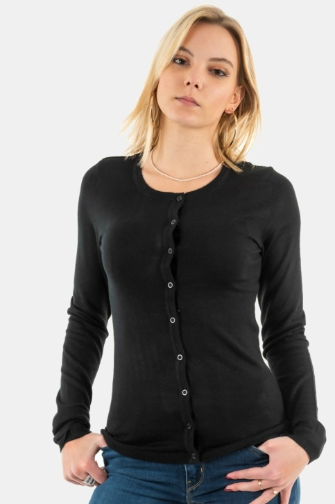 gilets cardigans ichi mafa noir