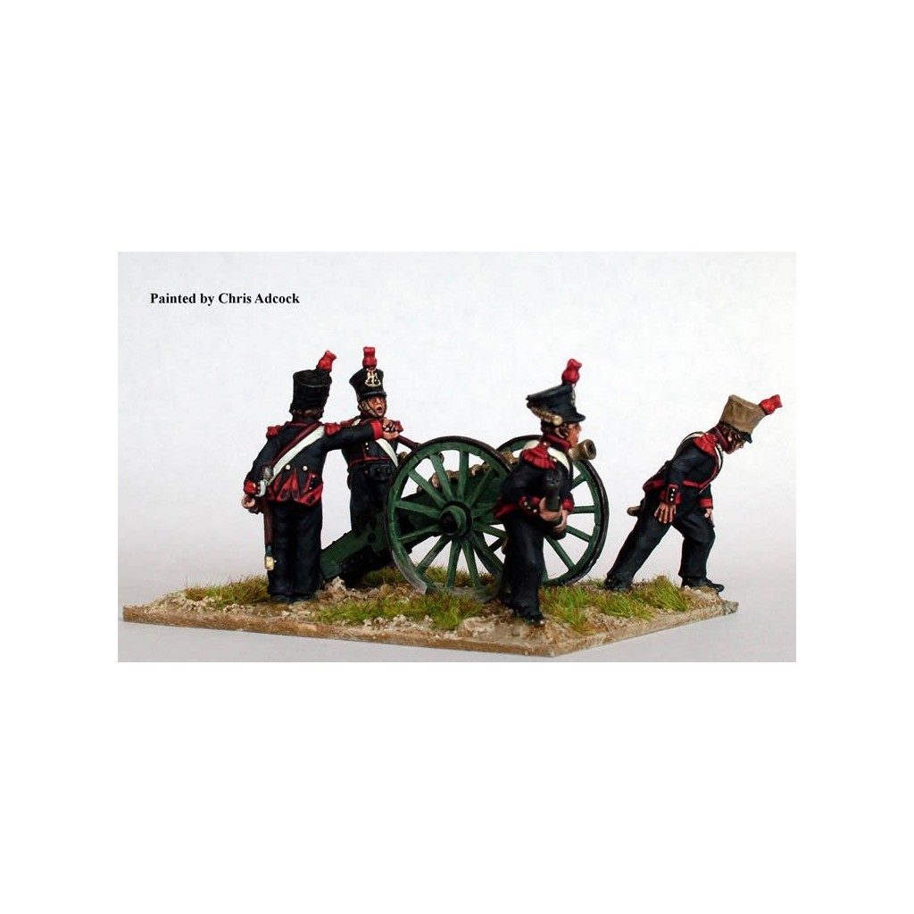 Foot Artillery firing 6 pounder