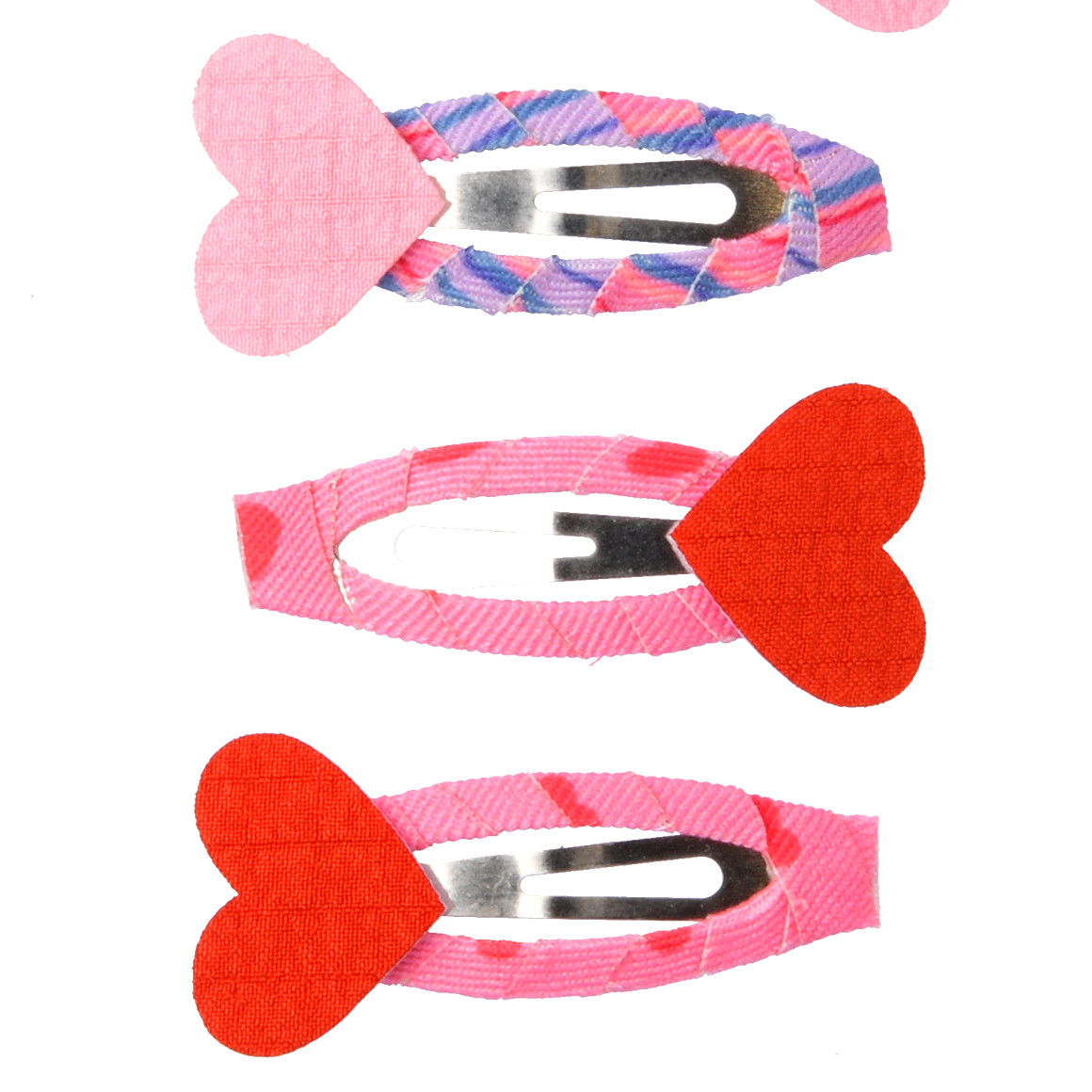 Jonas Nielsen 6 Haarspangen in verschiedenen Dessins pink / bunt