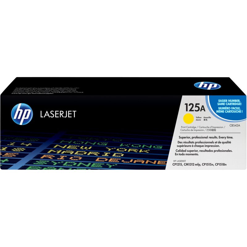 HP 125A toner LaserJet jaune authentique