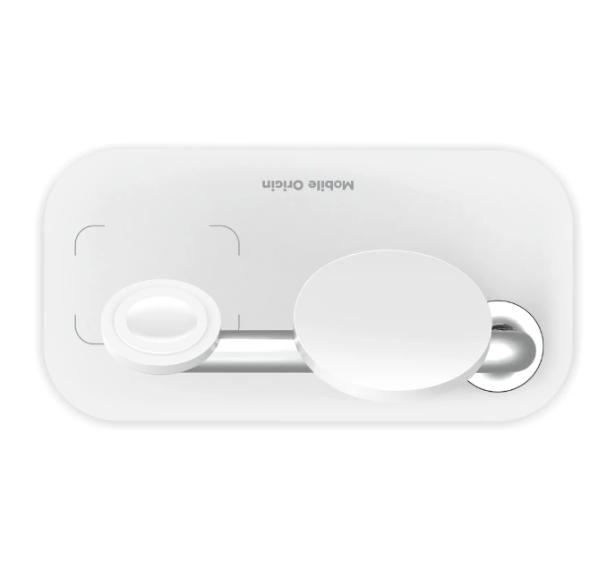 (15W) 3in1 MagSafe Qi Wireless Charger Ladegerät für Apple iPhone / Apple Airpods / Apple Watch Dockingstation (FRL-WCH-31-WHT) - Weiss