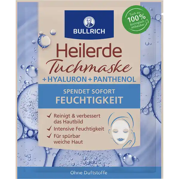 Heilerde Tuchmaske + Hyaluronsäure