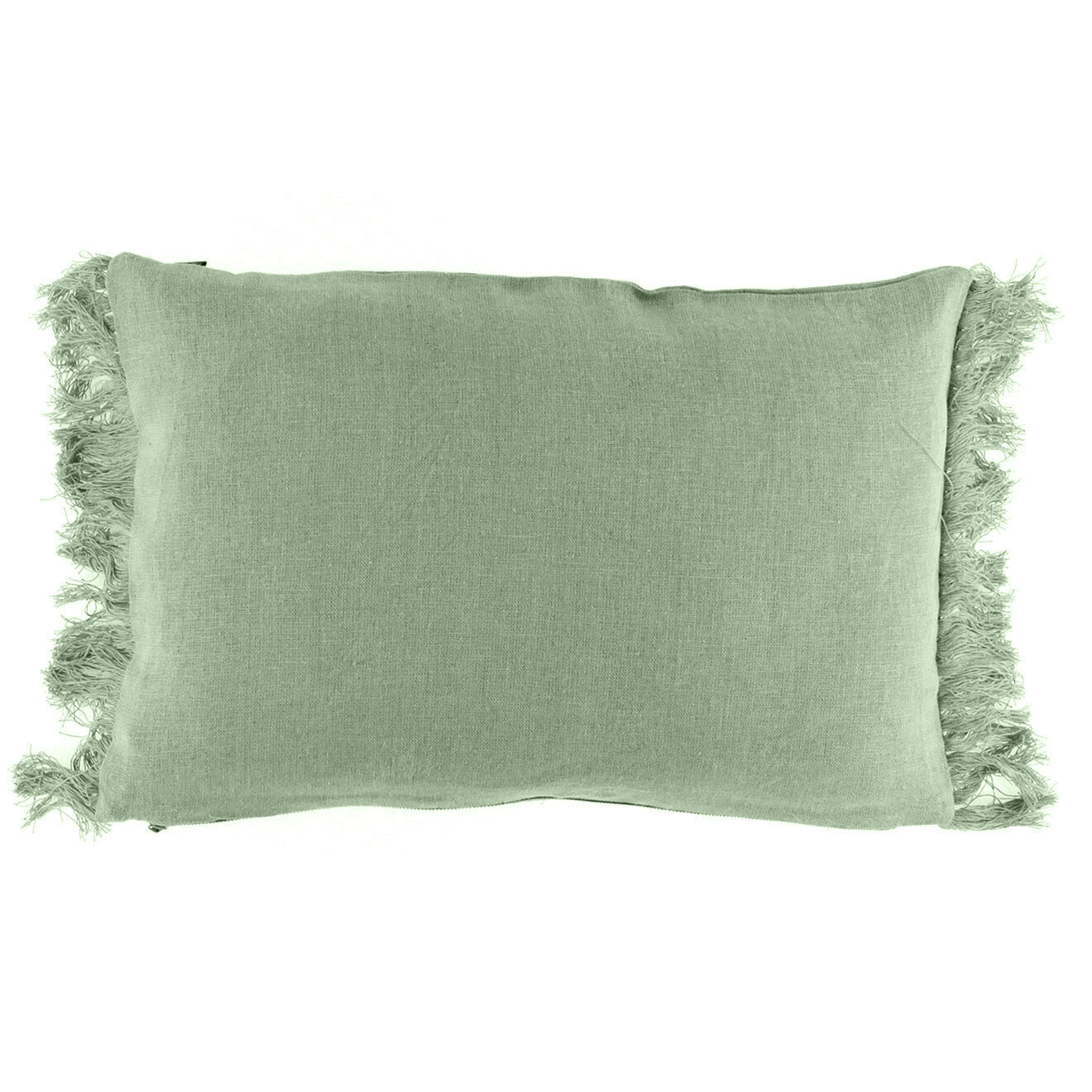 Haomy Housse de coussin 100% Lin Wani sauge - 40x60 cm