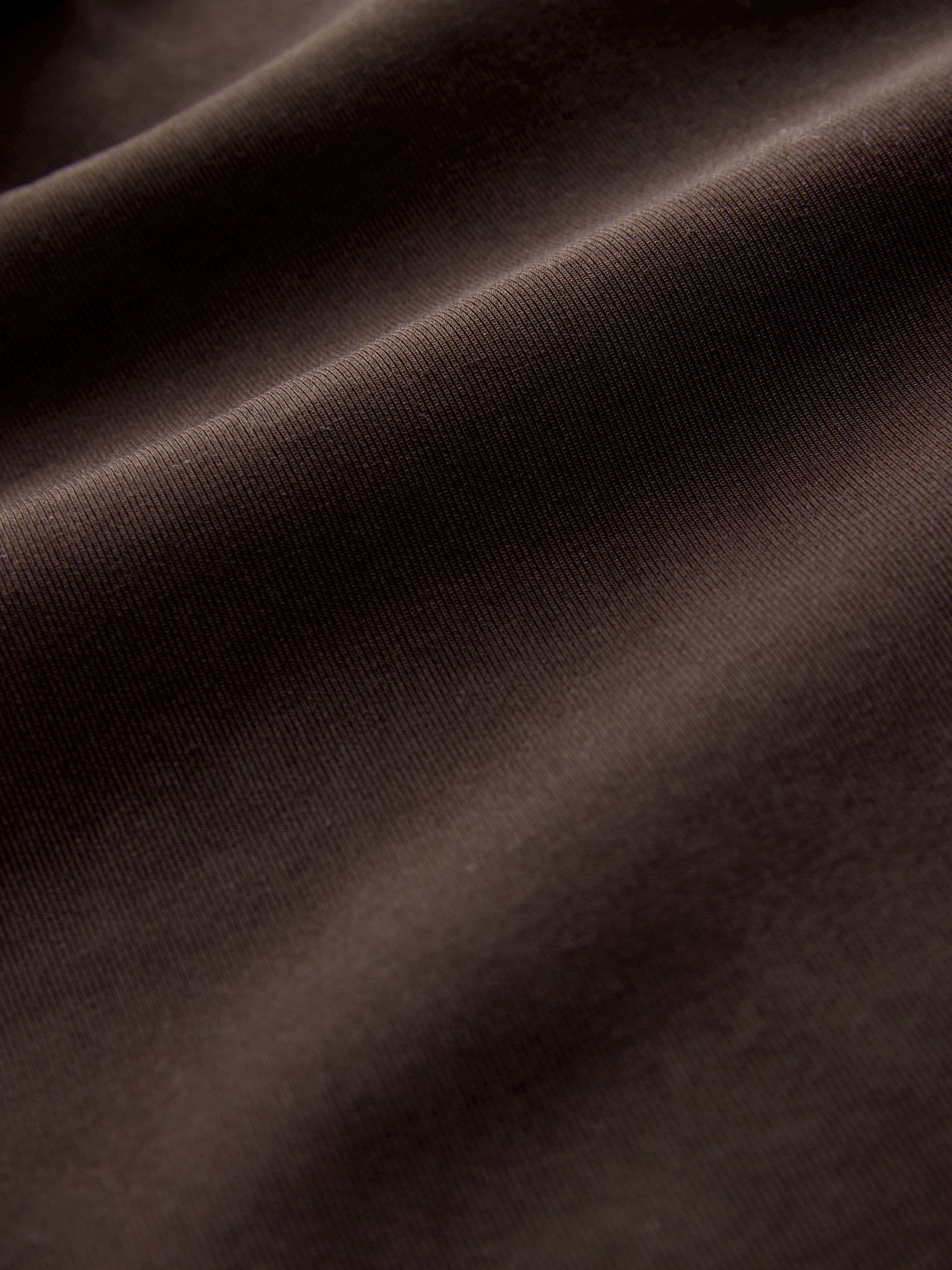 Chocoladebruin - EDIT Overshirt met lange mouwen