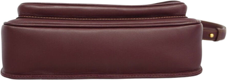 Cartier Vintage Cartier Shoulder Bag Burgundy