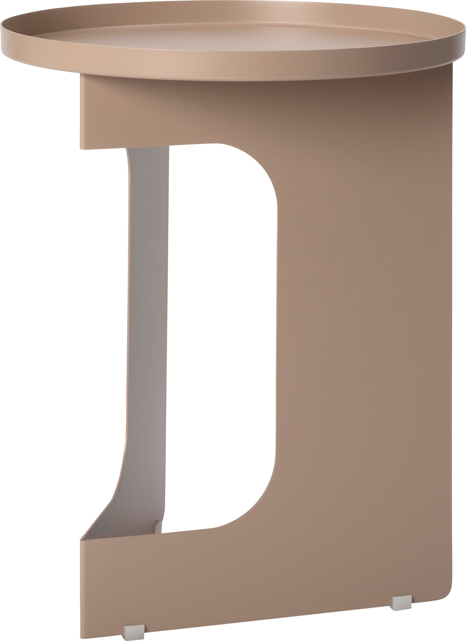 Intratuin bijzettafel Ferdi beige D 40 H 50 cm