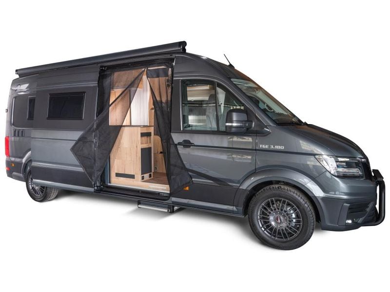 Van Quito Schiebetürenmoskitonetz, fine-mesh für VW, MAN-TG Fliegengitter für VW Crafter II (ab 2017) MAN TGE (ab 2017)