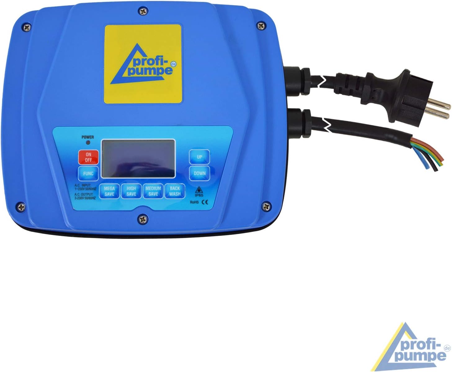 INVERTER-POOL-PUMPENSTEUERUNG 4-1,5KW verkabelt DRUCKSCHALTER Druckwächter Automatic-Controller Durchflusswächter Pumpendruckschalter für Pool Pumpe