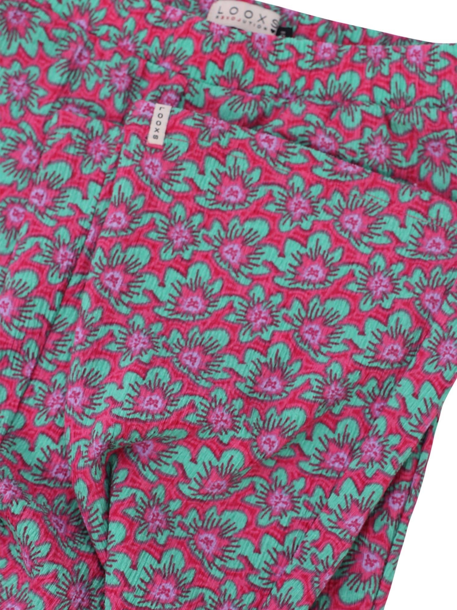 Looxs Looxs little crinckle flair pants cheeta