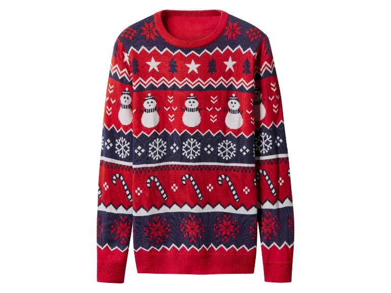 Heren kersttrui met lampjes