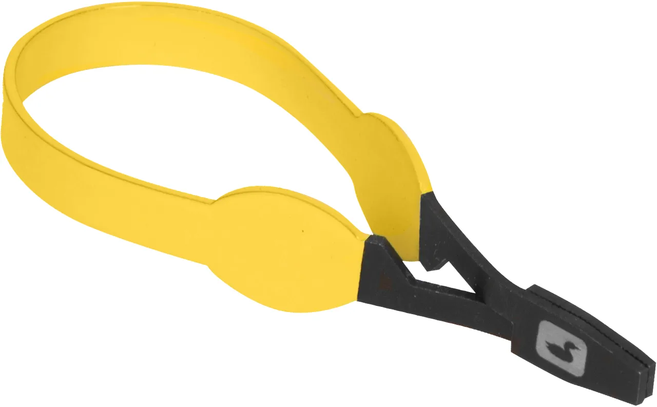 Loon Loon Ergo Hackle Plier Yellow Ergonomisk Hackletang Til Fluebinding