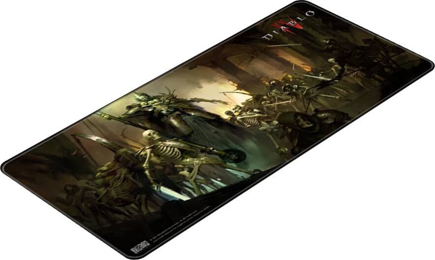 Diablo IV - Desk Mat - Skrivebordsmåtte - Skeleton King - 90X42 CM