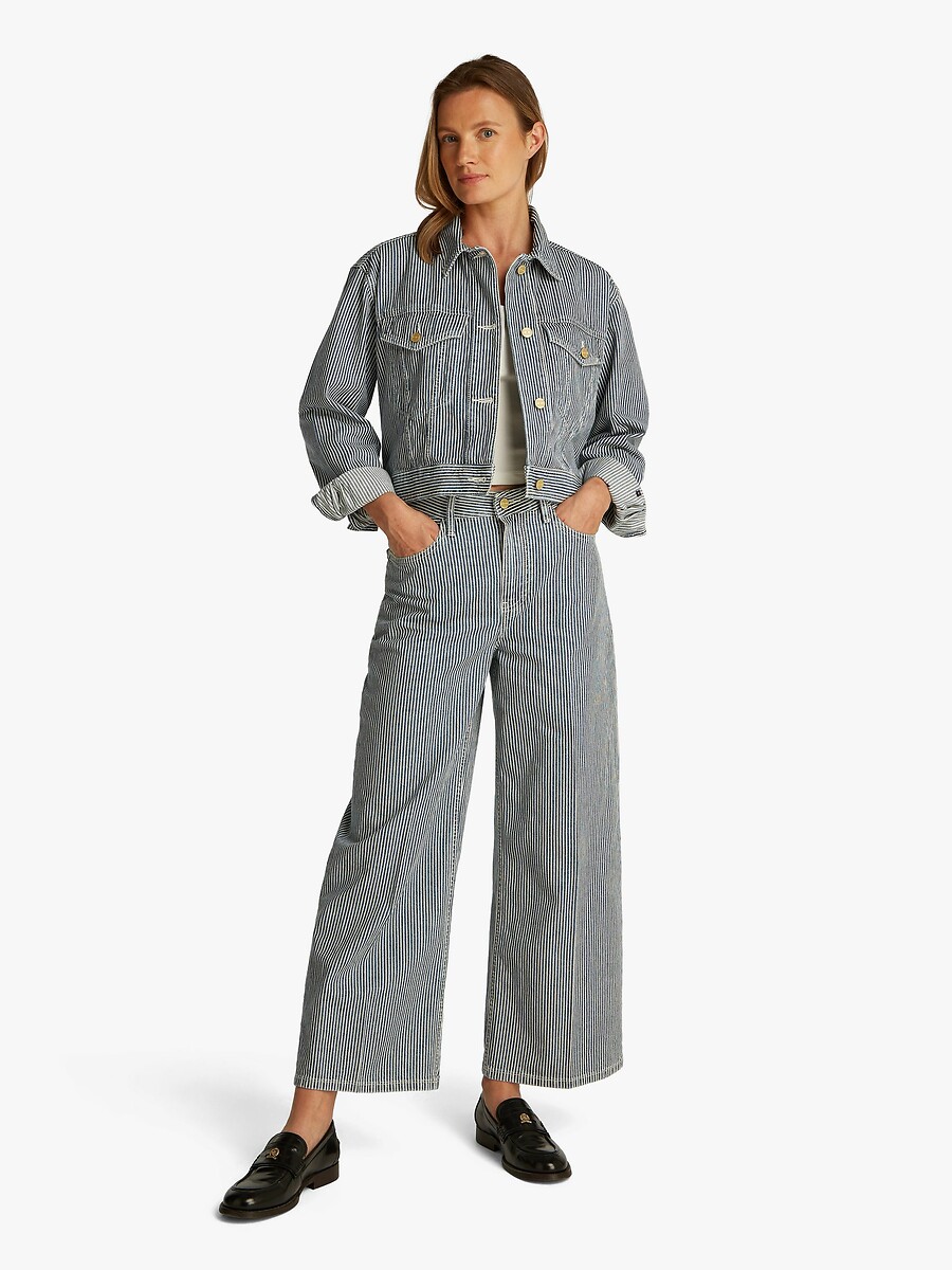 TOMMY HILFIGER<br>Jaqueta curta listrada