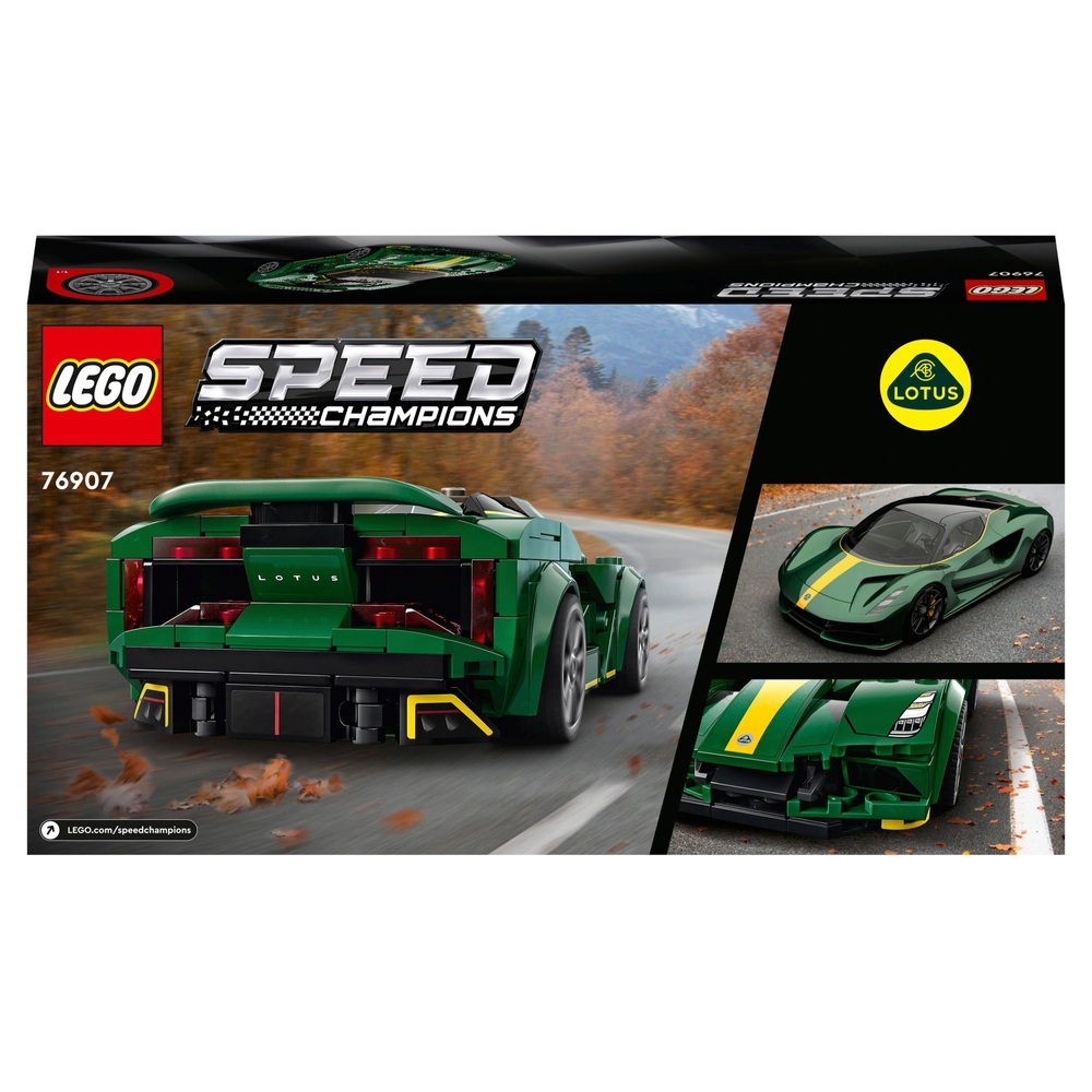 LEGO Speed Champions 76907 Lotus Evija Rennwagen-Modellspielzeug